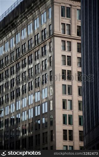Buildings in the financial district of Boston, Massachusetts, USA