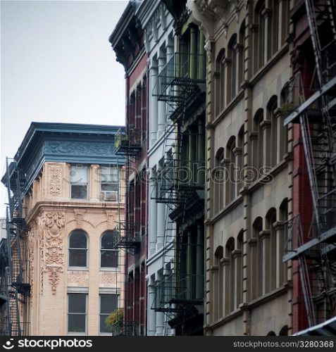 Buildings in the So Ho District of Manhattan, New York City, U.S.A.