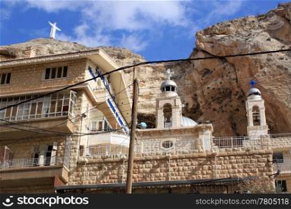 Buildings of monastery Takla near Damascus, Syria