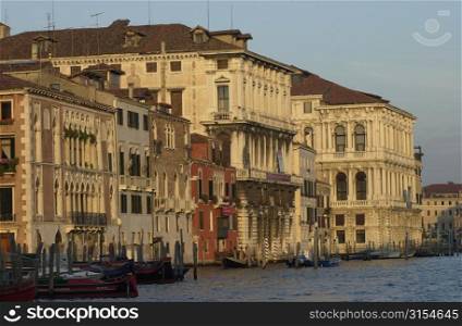 Buildings on the banks of a canal in Venice, Italy