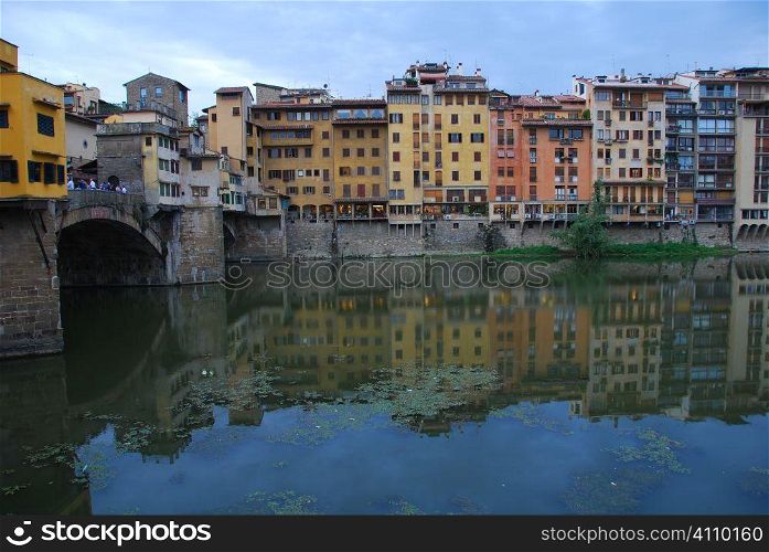 Buildings on the Ponte Vecchio, Florence, Italy
