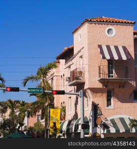 Buildings on the street, Miami, Florida, USA