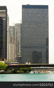 Buildings on the waterfront, Chicago, Illinois, USA