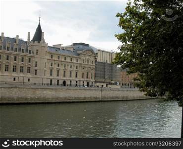 Buildings on the waterfront, Paris, France
