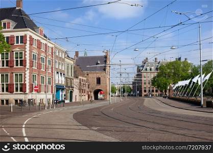 Buitenhof in the city centre of Hague (Den Haag) in Holland, Netherlands.