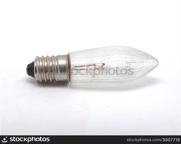 bulb on a white background
