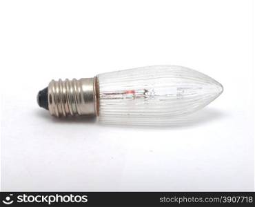 bulb on a white background