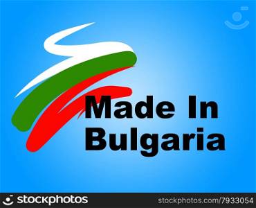 Bulgaria Manufacturing Meaning Corporation Factory And Commerce