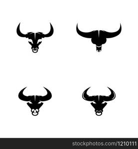 BULL Horn Logo Template vector icon illustration design