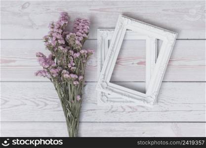 bunch flowers near frames