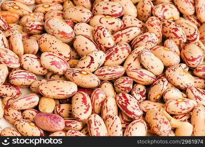 Bunch of beans arranged as a background