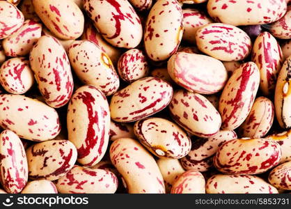 Bunch of beans arranged as a background