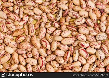 Bunch of beans arranged as a background