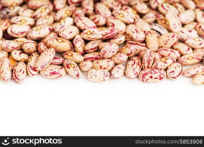 Bunch of beans arranged as a background