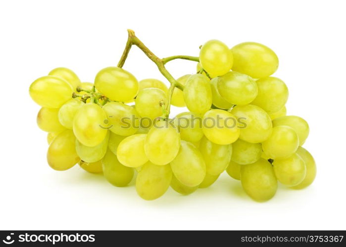 bunch of grapes isolated on white background