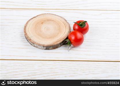 Bunch of red ripe tasty fresh naturel cherry tomatos