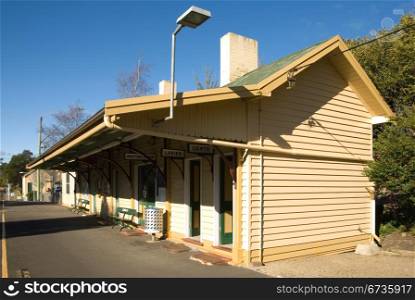 Bundanoon Railway Station, New South Wales, Australia