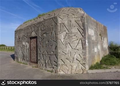 Bunker in Dieppe, Cote d&rsquo;Albatre, Haute-Normandie, France