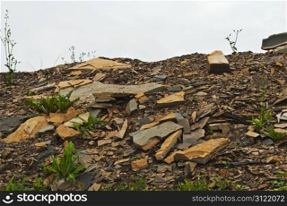 burden dump with cliff