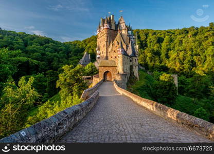 Burg Eltz castle in Rhineland-Palatinate, Germany. . Burg Eltz castle in Rhineland-Palatinate state, Germany. Construction started prior to 1157.