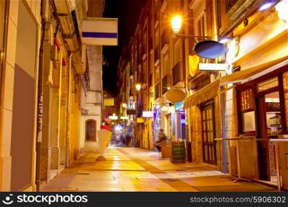 Burgos city at sunset in Castilla Leon of Spain