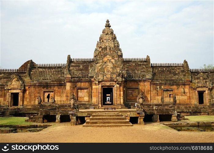 BURIRAM, THAILAND - CIRCA FEBRUARY 2017 Old khmer temple in Phanom Rung historical park