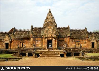 BURIRAM, THAILAND - CIRCA FEBRUARY 2017 Old khmer temple in Phanom Rung historical park