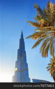 Burj Khalifa, the highest building in the world. Dubai, UAE.
