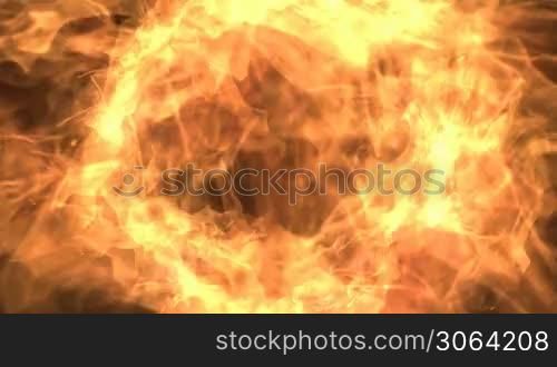 Burning fire background (seamless loop)