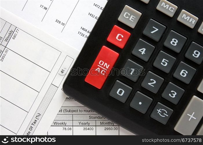 business and accounting . calculator and tax reports .