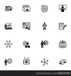 Business and Finances Icons Set. Flat Design.. Business and Finances Icons Set. Flat Design. Isolated Illustration.