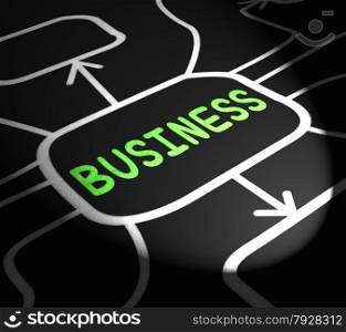 Business Arrows Meaning Company Venture Or Commerce