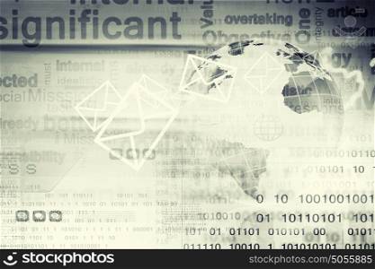 Business background. Abstract background image with business concepts and graphs