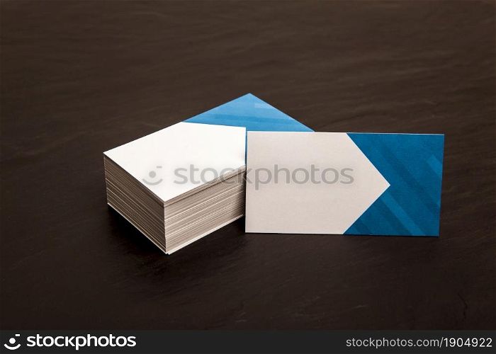 business card stack mockup. Beautiful photo. business card stack mockup