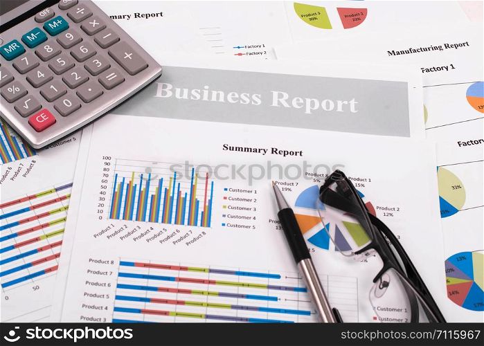 business chart report, business paper