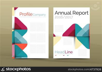 Business company profile brochure template, corporate brochure design