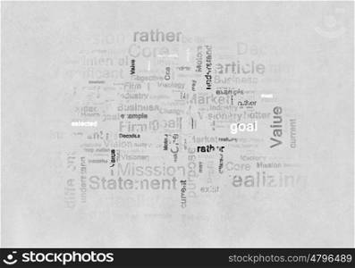 Business concepts. Background image with business concepts on white backdrop