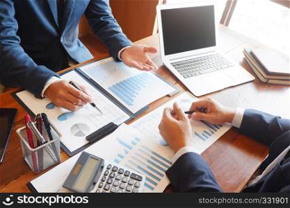 business consulting businessman meeting brainstorming report project analyze