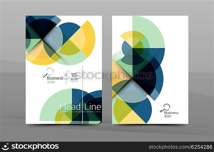 Business cover page design, brochure flyer layout, abstract presentation background poster, A4 size