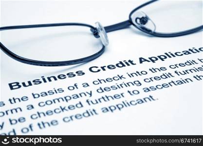 Business credit application