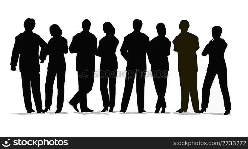 business crowd vector