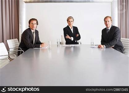 Business Executive Team in Conference Room