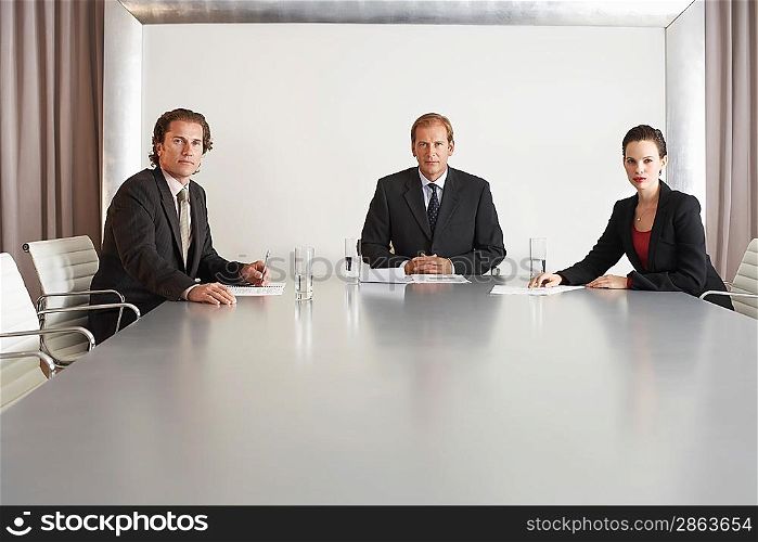 Business Executive Team in Conference Room