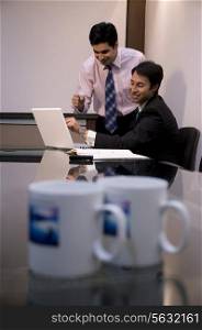 Business executives in the office