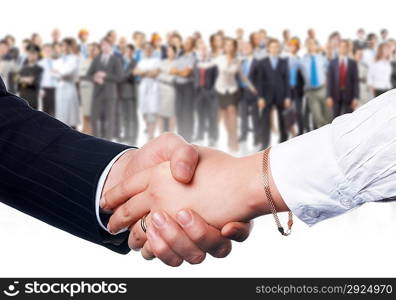 Business handshake