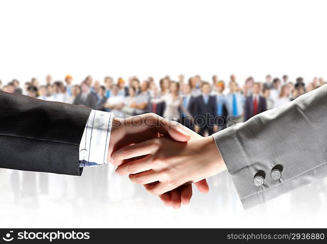 Business handshake