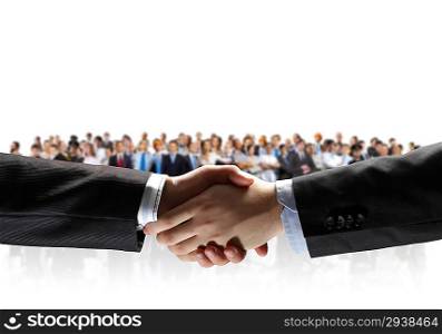 Business handshake
