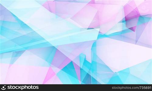 Business Innovation and Big Different Business Ideas . Geometric Background