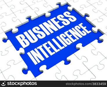 Business Intelligence Puzzle Shows Company&rsquo;s Opportunities And Obtained Knowledge