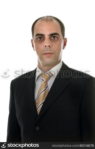 Business man isolated over a white background
